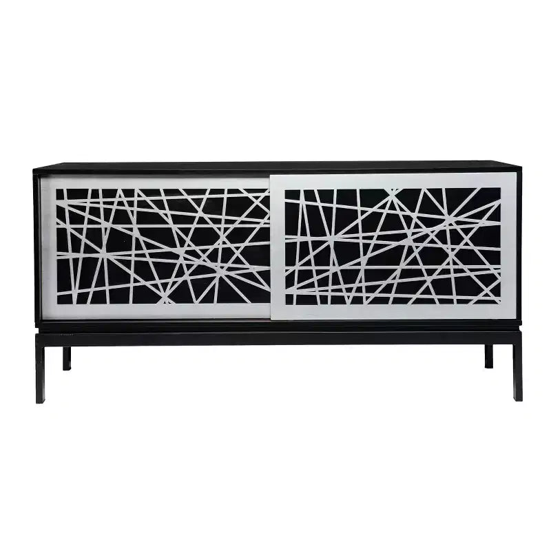Arminta Contemporary Media Cabinet - Black - SEI