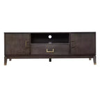 Brenting Media Stand with Storage - Brown - SEI