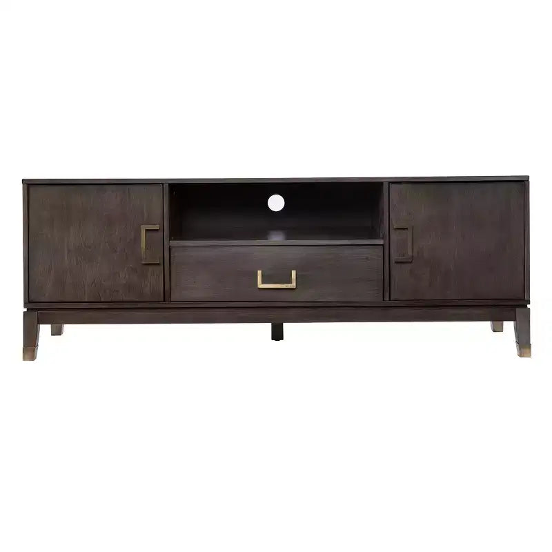 Brenting Media Stand with Storage - Brown - SEI