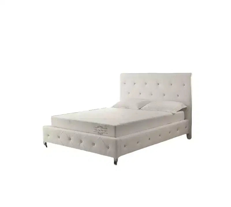 Materasso ibrido in memory foam bianco, singolo/singolo XL, 1 persona