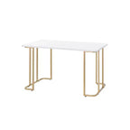 HomeStock 30 in.H Gray Color Particle Board Computer Desks with All Purpose Drawer