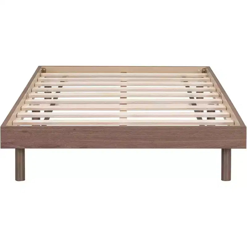 Struttura letto a piattaforma flottante doppia, stile moderno a basso profilo, singolo