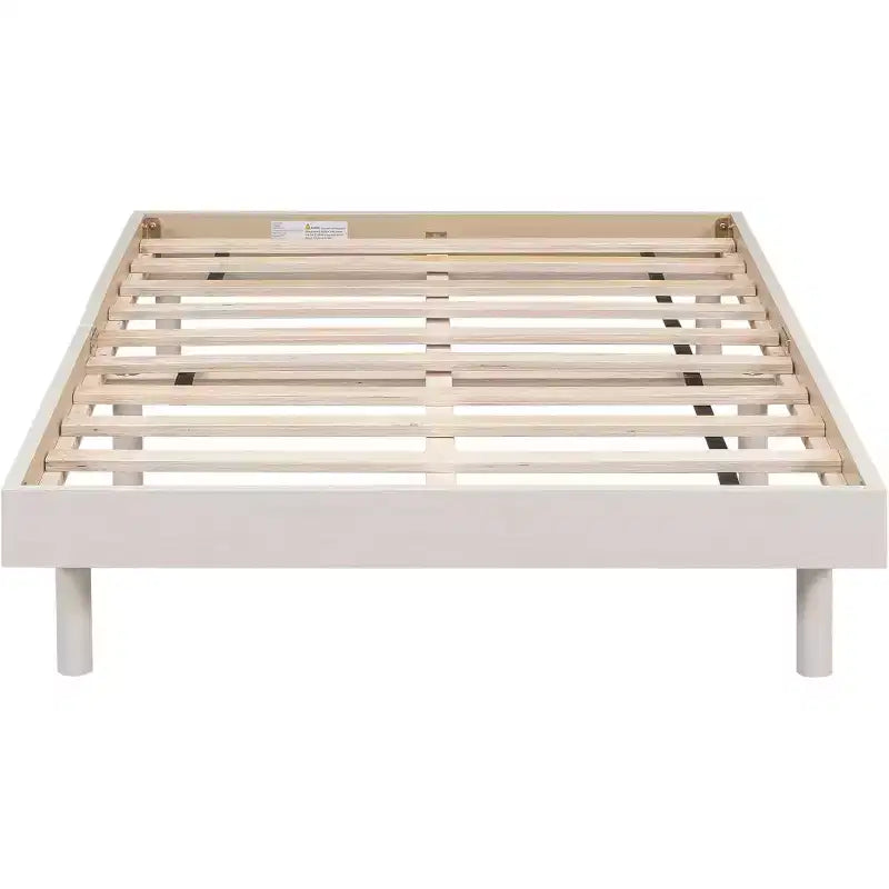 Struttura letto a piattaforma flottante doppia, stile moderno a basso profilo, singolo