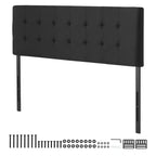VEVOR Headboard, Queen Size Headboard with Adjustable Height, Comfortable Diamond Tufted for Queen Size Bed, W62.2 x H(42.72-54.53) x D2.76 in,Black