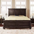 GDFStudio Oliver Traditional Pinewood Bed with Tall Headboard and Solid Wood Slats