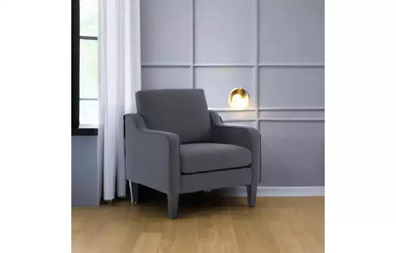 Poltrona di design Mid-Century Modern, imbottita, a una seduta – Beige / Arancio Bruciato / Verde Scuro / Grigio / Blu Marino / Giallo