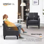 Poltrona di design Mid-Century Modern, imbottita, a una seduta – Beige / Arancio Bruciato / Verde Scuro / Grigio / Blu Marino / Giallo