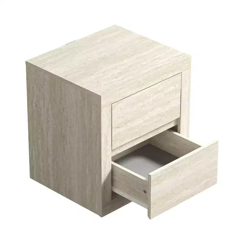 Galano Comodino Moderno Alto a 2 Cassetti 48 L 41,4 P 51,6 A