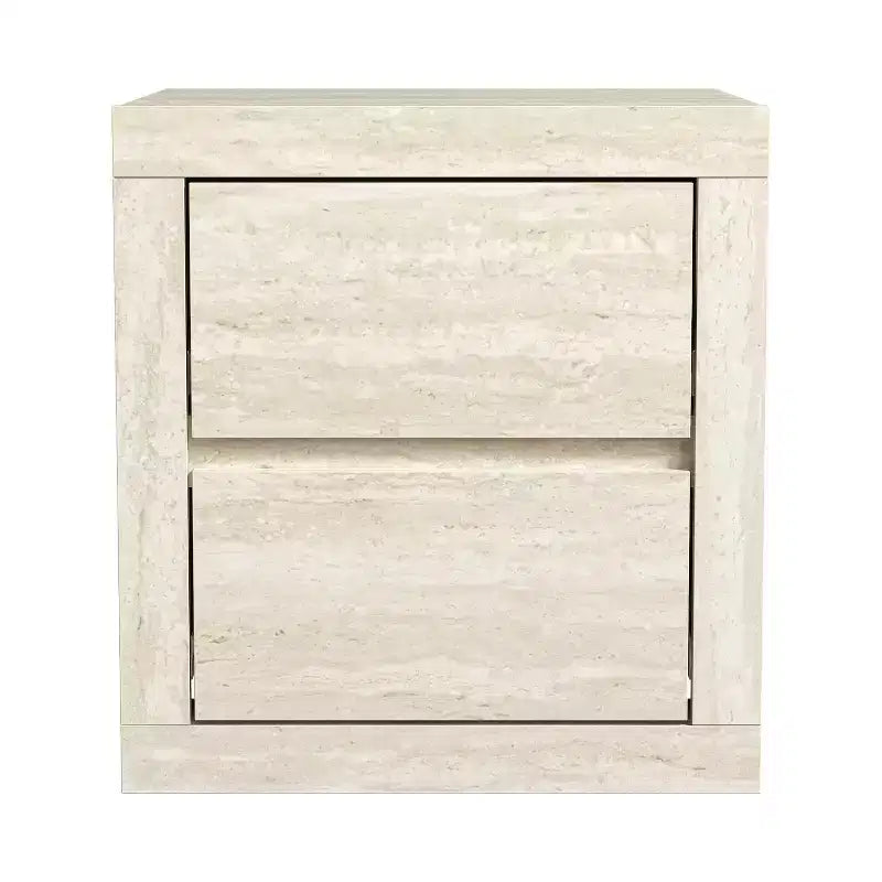 Galano Comodino Moderno Alto a 2 Cassetti 48 L 41,4 P 51,6 A