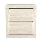Galano Comodino Moderno Alto a 2 Cassetti 48 L 41,4 P 51,6 A