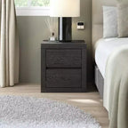 Galano Modern Tall 2-Drawer Nightstand 18.9 W  16.3 D  20.3 H