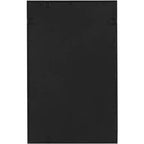 Specchio da parete rettangolare nero opaco, 24" x 38", singolo