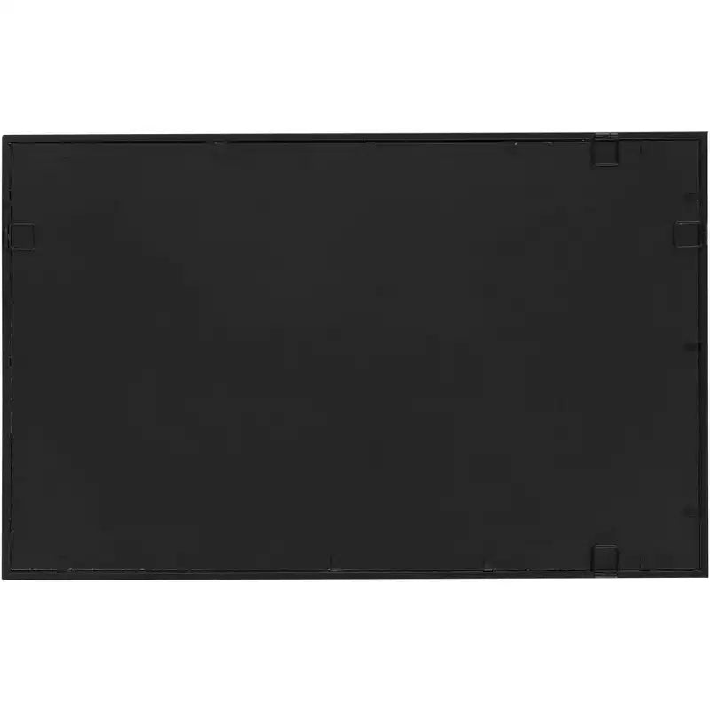 Specchio da parete rettangolare nero opaco, 24" x 38", singolo