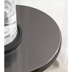 Tavolino Piedistallo in Metallo e Marmo – Oro / Grigio-Argento / Peltro / Argento / Bianco-Oro / Bianco-Peltro