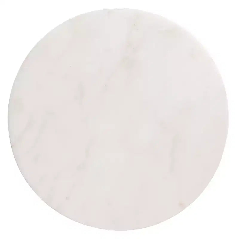Tavolino Piedistallo in Metallo e Marmo – Oro / Grigio-Argento / Peltro / Argento / Bianco-Oro / Bianco-Peltro