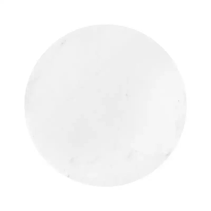 Tavolino Piedistallo in Metallo e Marmo – Oro / Grigio-Argento / Peltro / Argento / Bianco-Oro / Bianco-Peltro