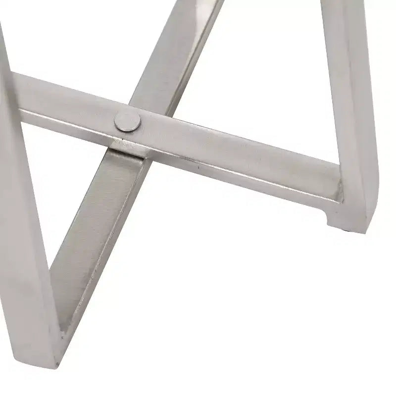 Tavolino Piedistallo in Metallo e Marmo – Oro / Grigio-Argento / Peltro / Argento / Bianco-Oro / Bianco-Peltro