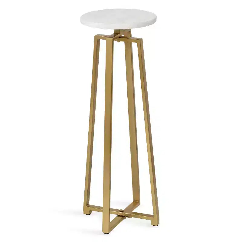 Kate and Laurel Zia Metal Drink Table